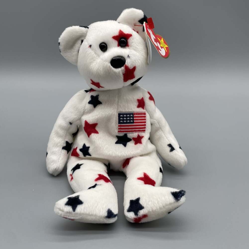 TY Glory Beanie Baby 1997 Rare All Errors 1965(KR) Oakbrook PE Pellets w/ Tags